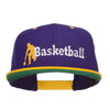 Basketball Player Embroidered Two Tone Snapback