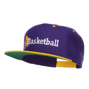 Basketball Player Embroidered Two Tone Snapback