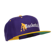 Basketball Player Embroidered Two Tone Snapback