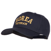 Korea Veteran Letters Embroidered Twill Cap