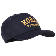 Korea Veteran Letters Embroidered Twill Cap