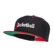 Basketball Player Embroidered Two Tone Snapback