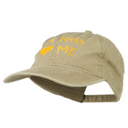 My Kids Love Me Embroidered Washed Cotton Cap