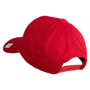 US Marine Corps Semper Fi Embroidered Solid Cotton Twill Pro Style Cap - Red OSFM