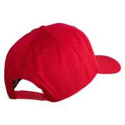 US Marine Corps Semper Fi Embroidered Solid Cotton Twill Pro Style Cap - Red OSFM