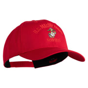US Marine Corps Semper Fi Embroidered Solid Cotton Twill Pro Style Cap - Red OSFM