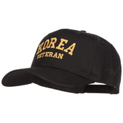 Korea Veteran Letters Embroidered Twill Cap