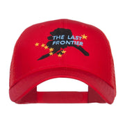 Alaska Last Frontier State Embroidered Trucker Cap