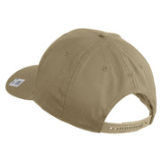 US Marine Corps Semper Fi Embroidered Solid Cotton Twill Pro Style Cap - Khaki OSFM