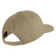 US Marine Corps Semper Fi Embroidered Solid Cotton Twill Pro Style Cap - Khaki OSFM