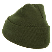 Korea Veteran Embroidered Long Knitted Beanie