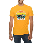 Adventure Is Calling Graphic Design Deluxe Jersey T-Shirt