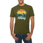 Adventure Is Calling Graphic Design Deluxe Jersey T-Shirt