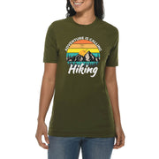 Adventure Is Calling Graphic Design Deluxe Jersey T-Shirt