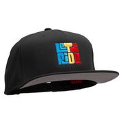 Let's Ride Boxed Embroidered Prostyle Snapback