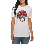 Joker Face Graphic Design Deluxe Jersey T-Shirt