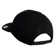 The Few The Proud Embroidered Solid Cotton Twill Pro Style Cap - Black OSFM