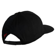 The Few The Proud Embroidered Solid Cotton Twill Pro Style Cap - Black OSFM