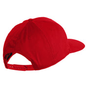 The Few The Proud Embroidered Solid Cotton Twill Pro Style Cap - Red OSFM