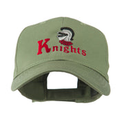 Knights Text and Mascot Embroidered Cap