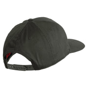 The Few The Proud Embroidered Solid Cotton Twill Pro Style Cap - Charcoal OSFM