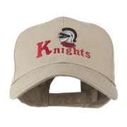 Knights Text and Mascot Embroidered Cap