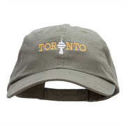 Toronto Embroidered Cotton Twill Cap