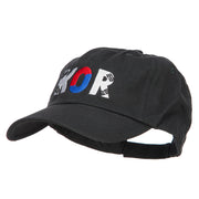 South Korea KOR Flag Embroidered Low Profile Cap