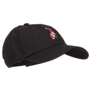 Koi Embroidered Unconstructed Cap