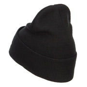 Kick Off Football Embroidered Long Beanie