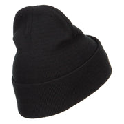 Kick Off Football Embroidered Long Beanie