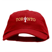 Toronto Embroidered Cotton Twill Cap