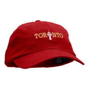 Toronto Embroidered Cotton Twill Cap