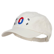 South Korea KOR Flag Embroidered Low Profile Cap