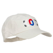 South Korea KOR Flag Embroidered Low Profile Cap