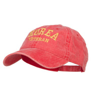 Korea Veteran Embroidered Washed Cap