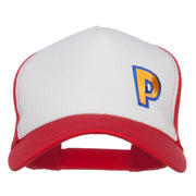 Poke Monster P Embroidered Mesh Cap