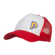 Poke Monster P Embroidered Mesh Cap