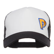 Poke Monster P Embroidered Mesh Cap