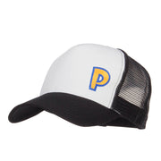 Poke Monster P Embroidered Mesh Cap