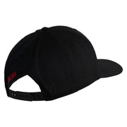 The Few The Proud US Marine Embroidered Solid Cotton Twill Pro Style Cap - Black OSFM