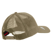 Licensed Medical Corps Veteran Embroidered Solid Cotton Twill Mesh Prostyle Cap - Khaki OSFM