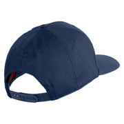 Once A Marine Always A Marine Embroidered Solid Cotton Twill Pro Style Cap - Navy OSFM