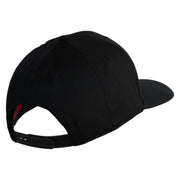 Once A Marine Always A Marine Embroidered Solid Cotton Twill Pro Style Cap - Black OSFM