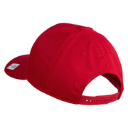 Once A Marine Always A Marine Embroidered Solid Cotton Twill Pro Style Cap - Red OSFM