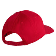 Once A Marine Always A Marine Embroidered Solid Cotton Twill Pro Style Cap - Red OSFM