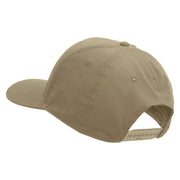 Licensed Medical Corps Veteran Embroidered Solid Cotton Twill Pro Style Cap - Khaki OSFM