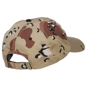 Korea Veteran Letters Embroidered Enzyme Camo Cap