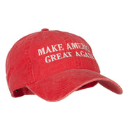 Make America Great Again Letters Embroidered Washed Cotton Twill Cap