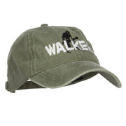 Halloween Walker Embroidered Washed Cap